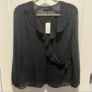 NWT Banana Republic Wrap Blouse